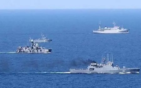 مناورات بحرية مثيرة بين روسيا وإيران تنطلق في بحر قزوين