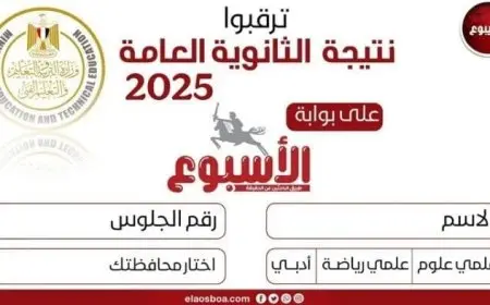 اكتشف رابط نتيجة الثانوية العامة 2025 برقم الجلوس من خلال موجز مصر مباشرة عند ظهورها