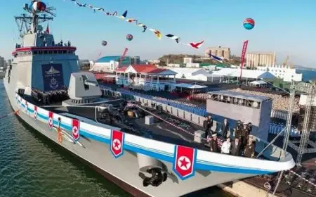 كوريا الشمالية تخطط لإنشاء مدمرة حربية حديثة قبل أكتوبر 2026