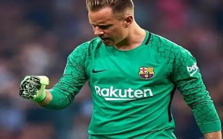 برشلونة يخصم 80% من راتب تير شتيجن من أجل تسجيل خوان جارسيا