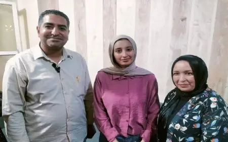 ياسمين تتألق كالأولى في الثانوية العامة بالشرقية وأمنيتها الالتحاق بكلية الألسن