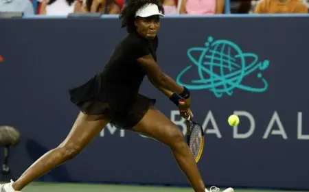 فينوس ويليامز تواصل صنع التاريخ في عالم التنس بانتصار جديد