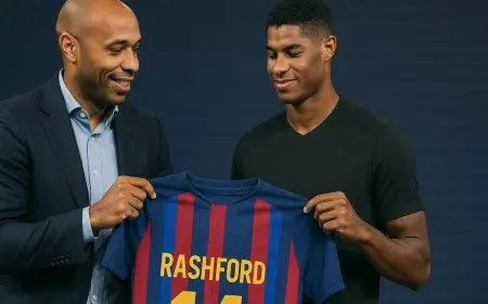 راشفورد يختار تييري هنري قدوة له في برشلونة