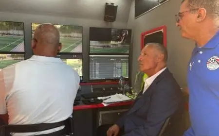 أبو ريدة يراقب معسكر وتدريبات الحكام على تقنية VAR