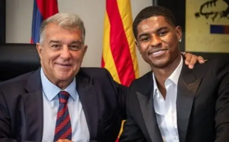 أول تعليق من راشفورد بعد انتقاله إلى برشلونة: «الحلم بات واقعاً»