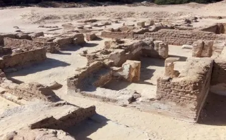 الآثار: الكشف عن بقايا العناصر المعمارية للمدينة السكنية الرئيسية لواحات الخارجة ببدايات العصر القبطى المبكر