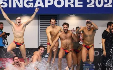 إسبانيا تحرز لقب بطولة العالم لكرة الماء بعد انتصارها على صربيا