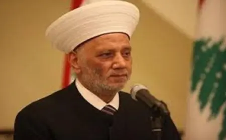 مفتي لبنان يؤكد بعد لقاء بري أن الوحدة الوطنية هي أقوى سلاح ضد مخططات إسرائيل