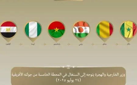 وزير الخارجية يبدأ الزيارة النهائية إلى السنغال ضمن جولته في غرب إفريقيا