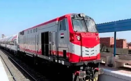 السكة الحديد تكشف تفاصيل توقف قطار في محطة تلا بالمنوفية