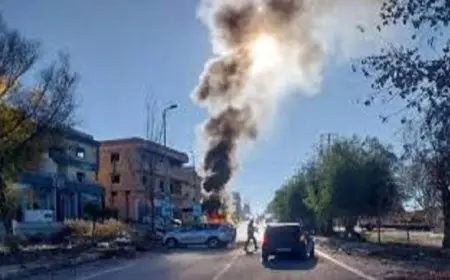 استهداف سيارة بيك آب خلال مسيرة إسرائيلية في عيتا الشعب جنوب لبنان