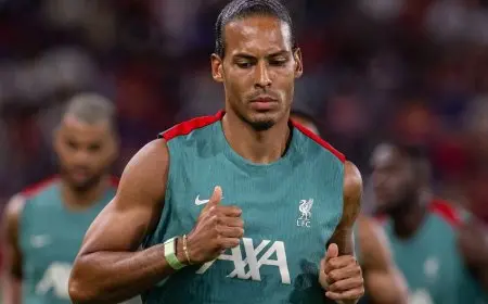 فان دايك يعلن خبرًا مفرحًا لجماهير ليفربول