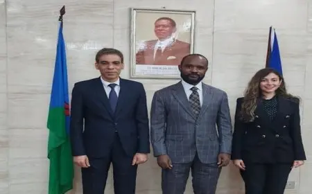 السفير المصري في مالابو يجتمع مع وزير البترول الغيني لبحث التعاون الاقتصادي