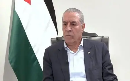 نائب الرئيس الفلسطيني يشيد بقرار ماكرون الاعتراف بدولة فلسطين