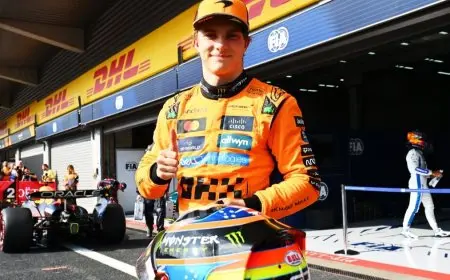 فورمولا 1.. بياستري يتصدر انطلاق سباق السرعة في بلجيكا