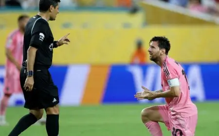 فضيحة في أمريكا.. إيقاف ميسي بسبب غيابه عن مباراة “استعراضية”