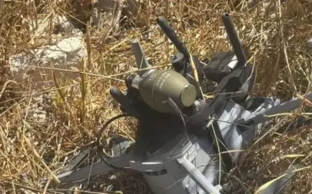 سقوط طائرة مسيرة إسرائيلية محملة بقنبلة يدوية في ميس الجبل حسب الجيش اللبناني