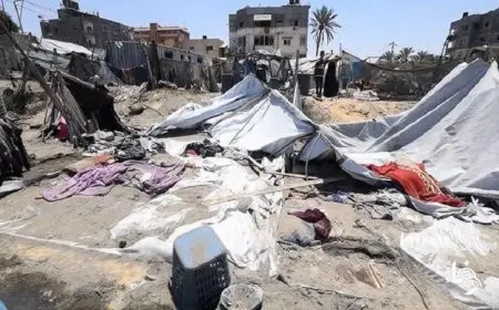 ستة شهداء في قصف الاحتلال لاستهداف خيمة نازحين في مواصي خان يونس