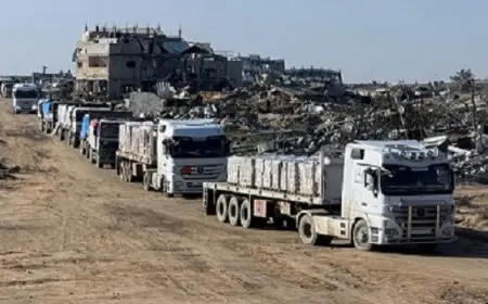 الاغاثة الطبية بغزة: تدفق المساعدات من مصر والأردن سيساهم فى تخفيف المعاناة عن أهالى غزة