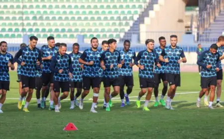 المصرى يلتقى الترجى التونسى وديا اليوم ضمن استعدادات الموسم الجديد