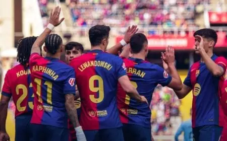 برشلونة يتغلب على فيسيل كوبي بثلاثية ودية