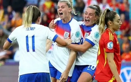 إنجلترا تتغلب على إسبانيا بركلات الترجيح وتحتفظ بكأس أوروبا للسيدات