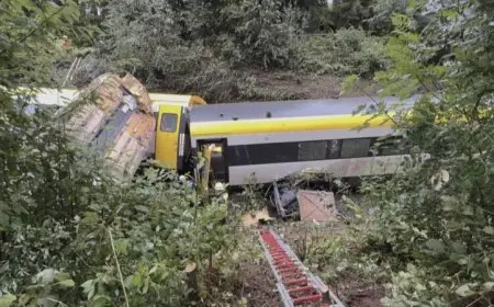 مصرع ثلاثة أشخاص في حادث خروج قطار عن مساره في ألمانيا