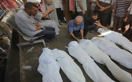 استشهاد 13 فلسطينيا وإصابة آخرين في قصف الاحتلال لمناطق متعددة في قطاع غزة