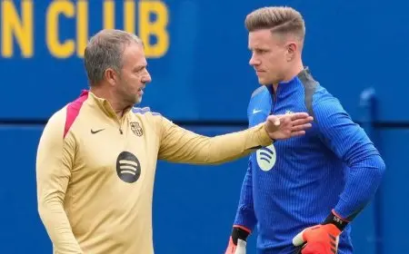 فليك “يقدر” تير شتيغن ويبتعد عن “المشاكل” مع برشلونة