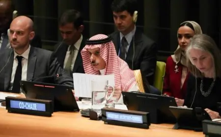 وزير الخارجية السعودي يؤكد أن حل الدولتين هو السبيل لاستقرار المنطقة