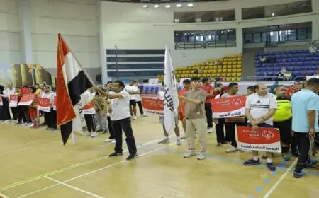 انطلاق المسابقة الوطنية للأولمبياد الخاص المصرى فى الريشة الطائرة باستاد القاهرة الدولى