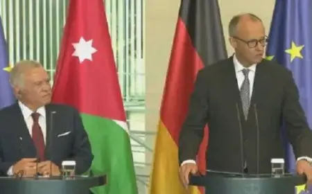 ملك الأردن يطالب بوقف اطلاق النار واحترام القانون الدولي وإيصال المساعدات إلى جميع أنحاء غزة