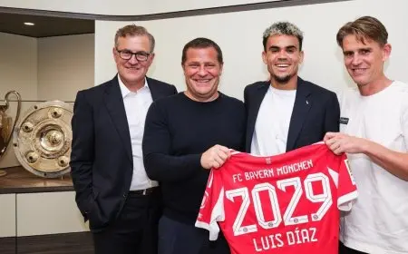 بايرن ميونيخ يُعلن عن توقيع لويس دياز من ليفربول حتى عام 2029
