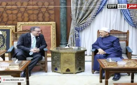شيخ الأزهر يناقش تعيين 40 ألف معلم جديد مع رئيس الجهاز المركزي للتنظيم والإدارة