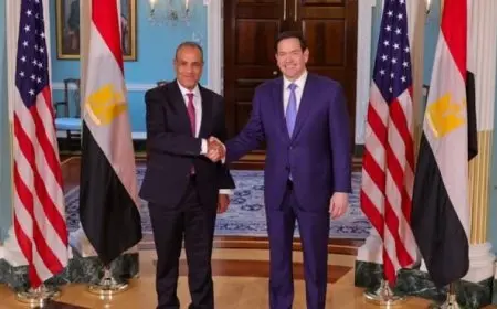 وزير الخارجية يؤكد لنظيره الأمريكي أهمية إنشاء أفق سياسي لتأسيس دولة فلسطينية