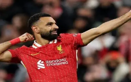 صلاح يحتل المرتبة السابعة فى قائمة أفضل 10 هدافين فى الدوريات العشرة الكبرى