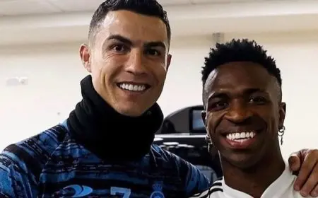 فينيسيوس: أطمح لأن أكون نموذجًا يحتذى به خارج الملعب وكريستيانو هو ملهمي