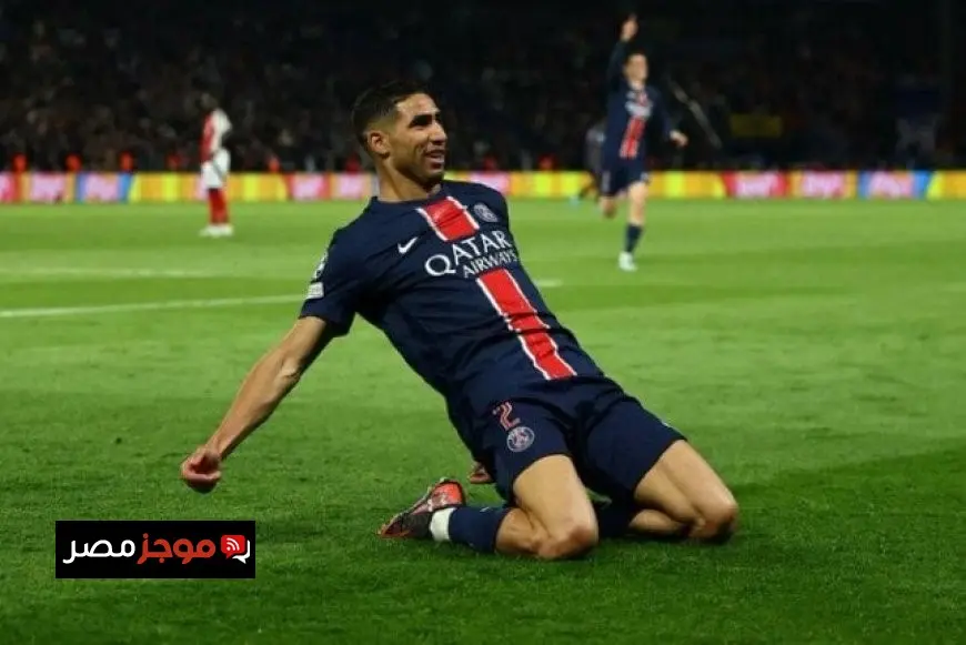 رقم تاريخي في انتظار أشرف حكيمي مع باريس سان جيرمان في نهائي كأس العالم