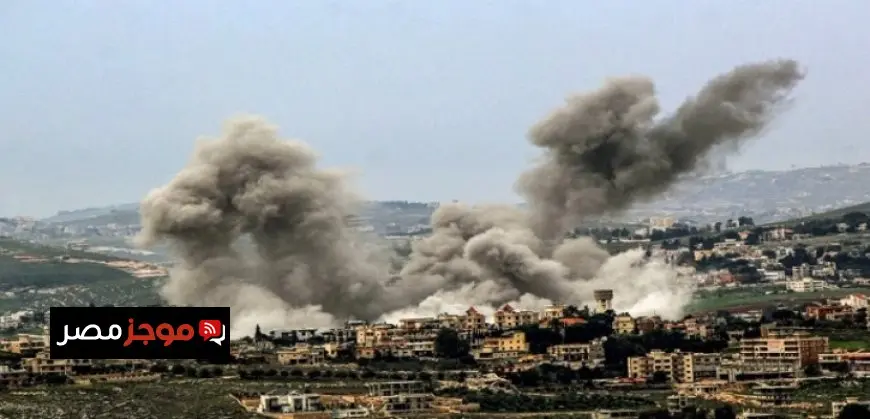 غارة إسرائيلية بصاروخين على منطقة حرجية فى قضاء بنت جبيل جنوب لبنان