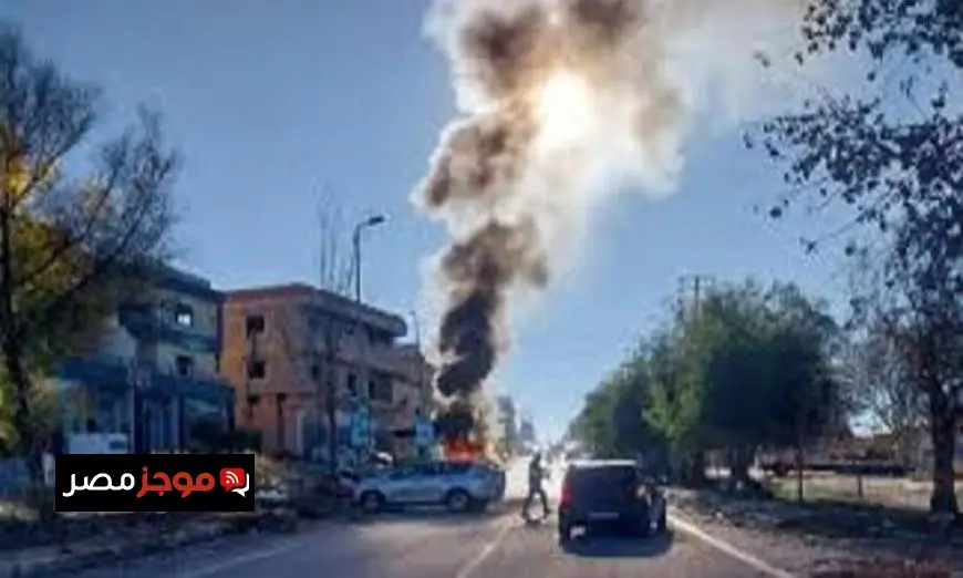 استهداف سيارة بيك آب خلال مسيرة إسرائيلية في عيتا الشعب جنوب لبنان