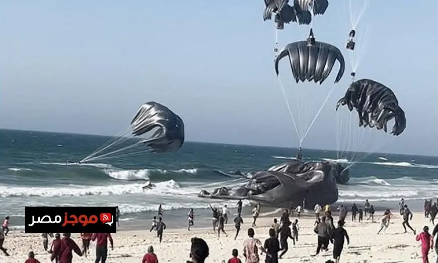 إسرائيل تعلن عن استئناف عمليات إيصال المساعدات الإنسانية جوا إلى غزة