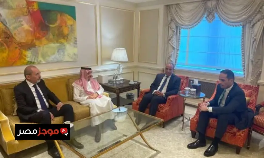 وزير الخارجية يتناول مع نظرائه القطري والأردني والسعودي خطة إعادة إعمار غزة