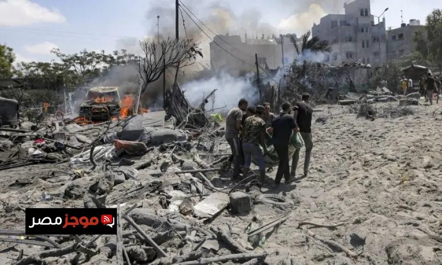 استشهاد 8 فلسطينيين جراء قصف إسرائيلي على منزل في حي الزيتون جنوب غزة