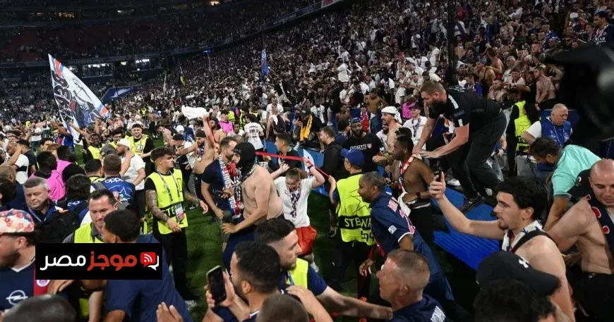 يويفا يعاقب باريس سان جيرمان بسبب سلوك جماهيره في نهائي دوري الأبطال