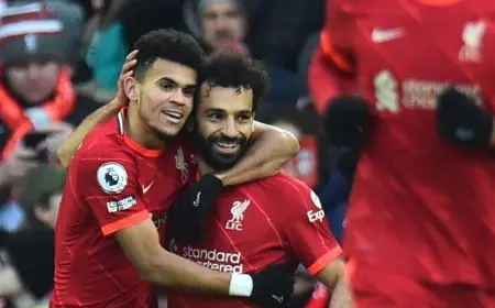 محمد صلاح يودّع لويس دياز: بصمتك ستبقى خالدة في تاريخ ليفربول