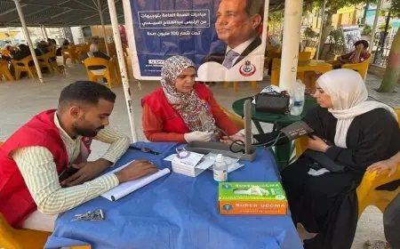 حملة 100 يوم صحة تقدم 26 مليون خدمة مجانية في 17 يوما حسب وزارة الصحة