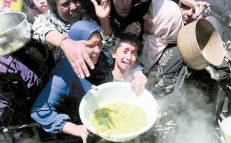 الأمم المتحدة تحذر من أزمة إنسانية خانقة في غزة والجوع يهدد حياة السكان وسط طوابير الطعام