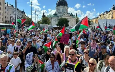 تظاهرات حاشدة حول العالم تندد بالعدوان الإسرائيلي على قطاع غزة