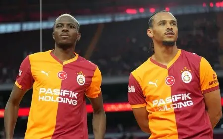 غلطة سراي يُعرّف عن أوسيمين.. وابنة اللاعب تأسر الأنظار