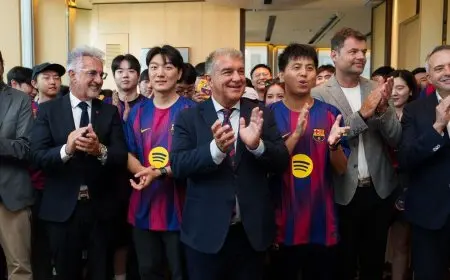 بعد صفقة الكونغو.. برشلونة يستهدف لاعبًا كوريًا لتعزيز خزائنه المالية